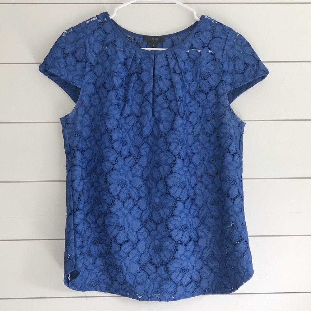 J. Crew Lace Blouse